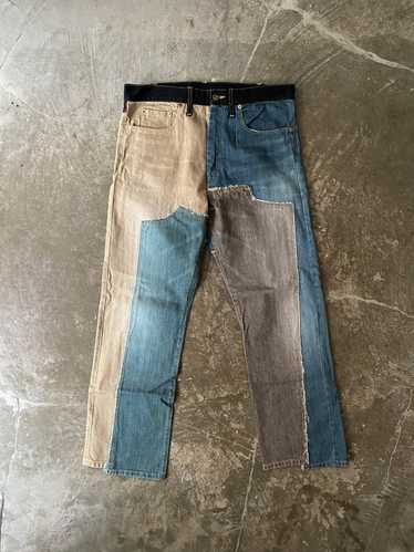 Kapital patchwork denim jeans - Gem Kapital patchwork denim jeans - Gem