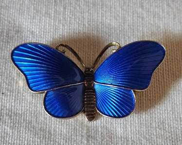 50'60's Ivar Holth ノルウェー ヴィンテージ青い蝶のブローチ 50'60's Ivar Holth ノルウェー ヴィンテージ青い蝶のブローチ