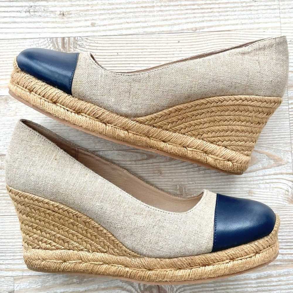 Jack Rogers Palmer Cap Toe Platform Espadrilles |… - image 2