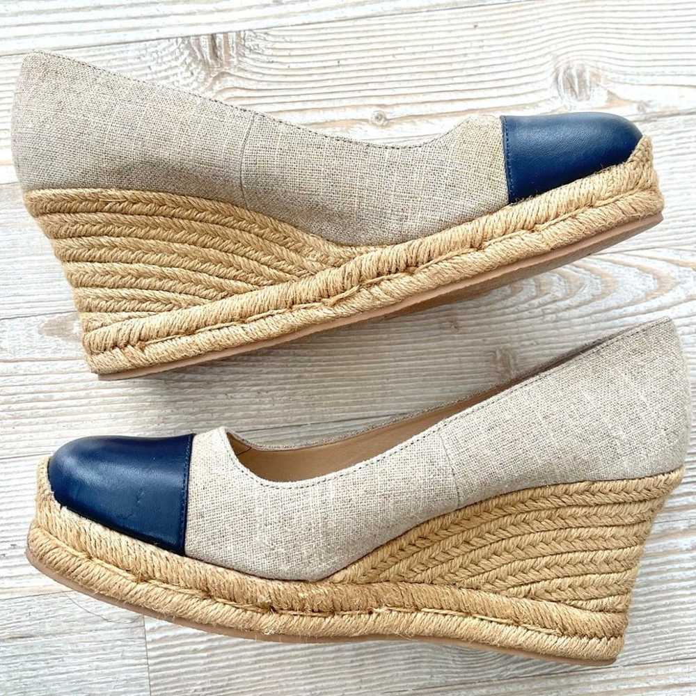 Jack Rogers Palmer Cap Toe Platform Espadrilles |… - image 3