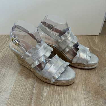 Jack Rogers Rosie Ruffle Wedge - Size 7.5