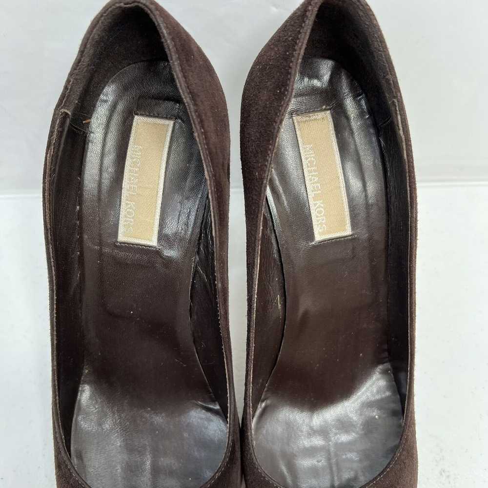 Michael Kors Collection Size 7 Pumps Heels Brown … - image 5