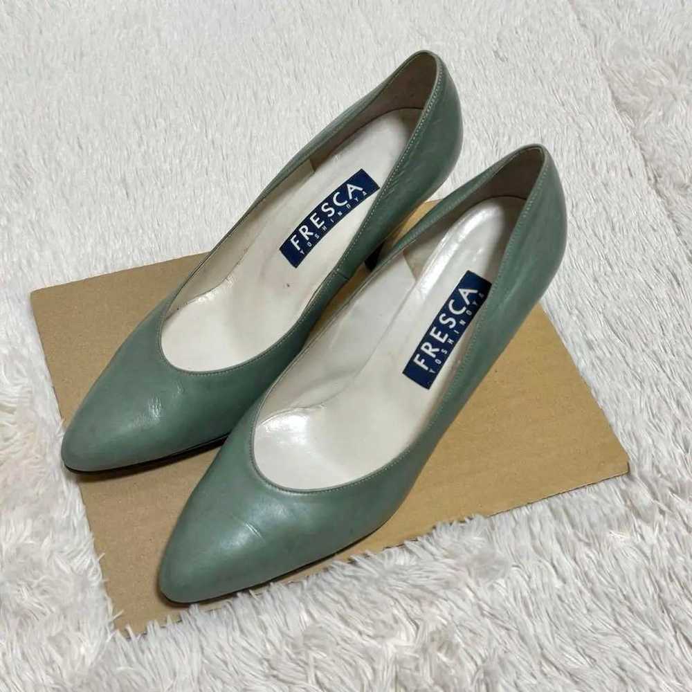 FRESCA Pumps Sage Green 24.5cm - image 1