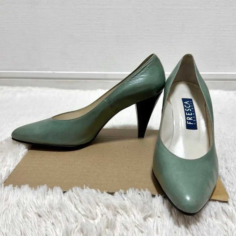 FRESCA Pumps Sage Green 24.5cm - image 2