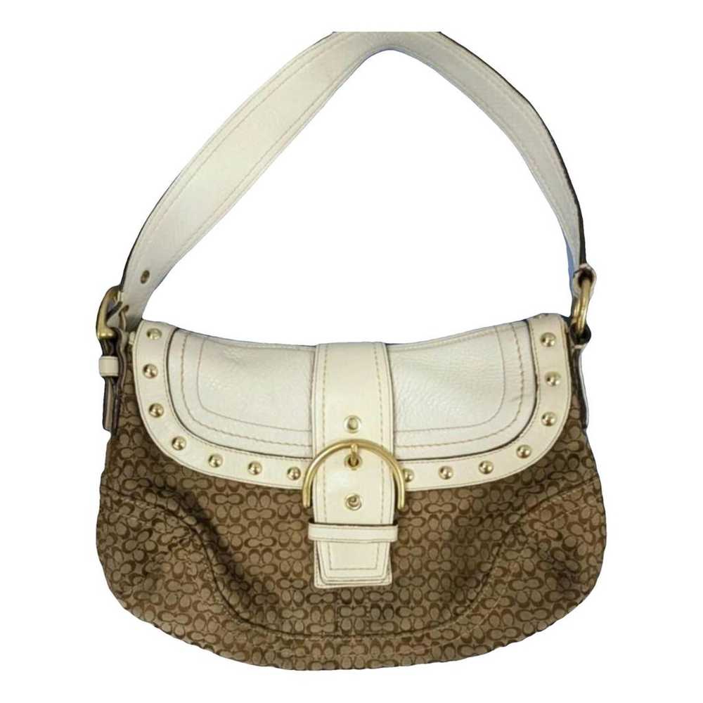 Coach Signature Sufflette leather satchel - image 1