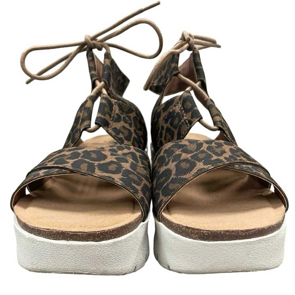 OTBT California Sandal Leopard Print Size 7 - image 5