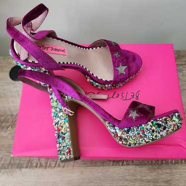 Betsey Johnson Crystal Heels