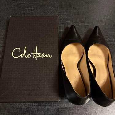 Cole Haan Black Pointed-Toe Pumps - image 1