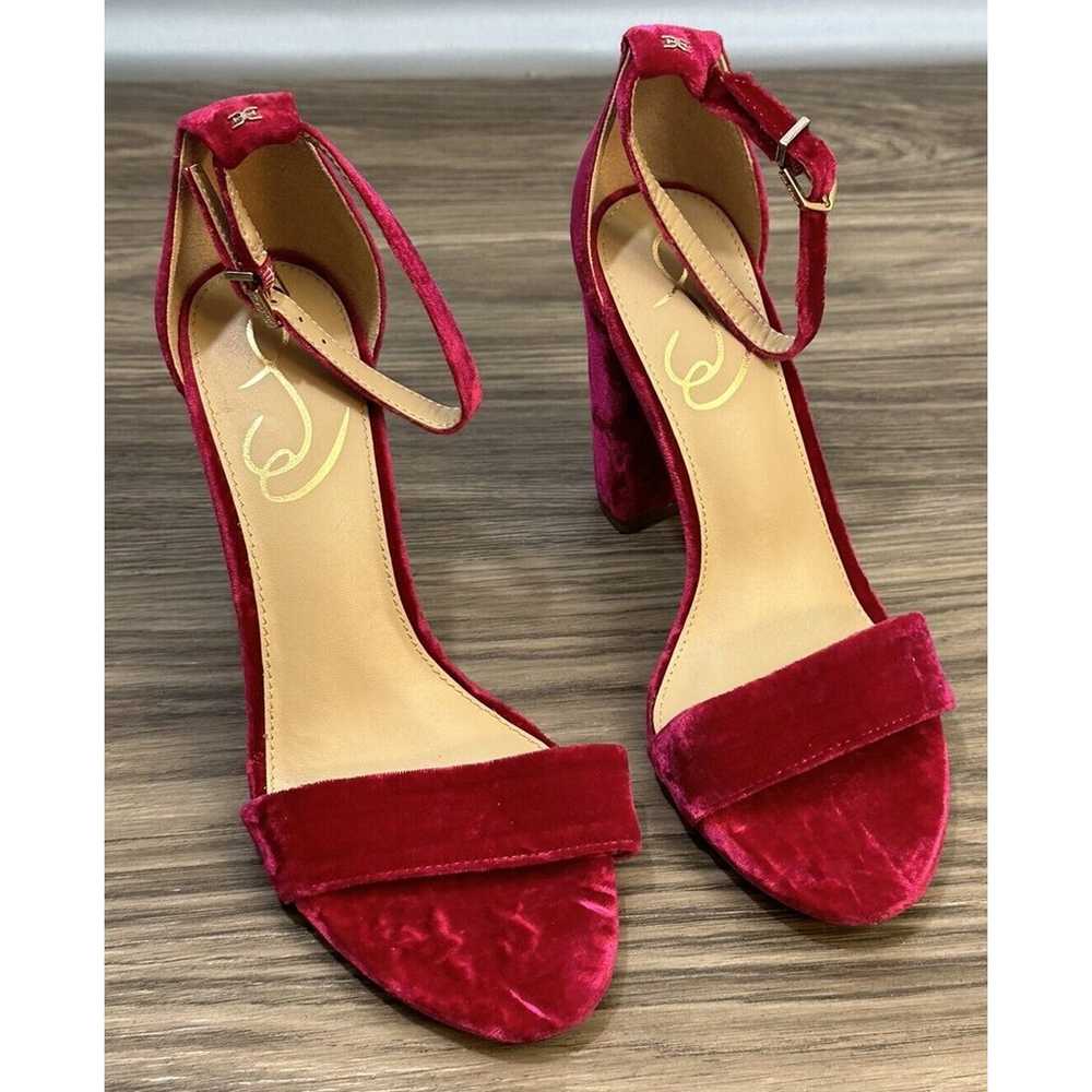 Sam Edelman Robyn Raspberry Size 6 Block Heel 4”O… - image 1