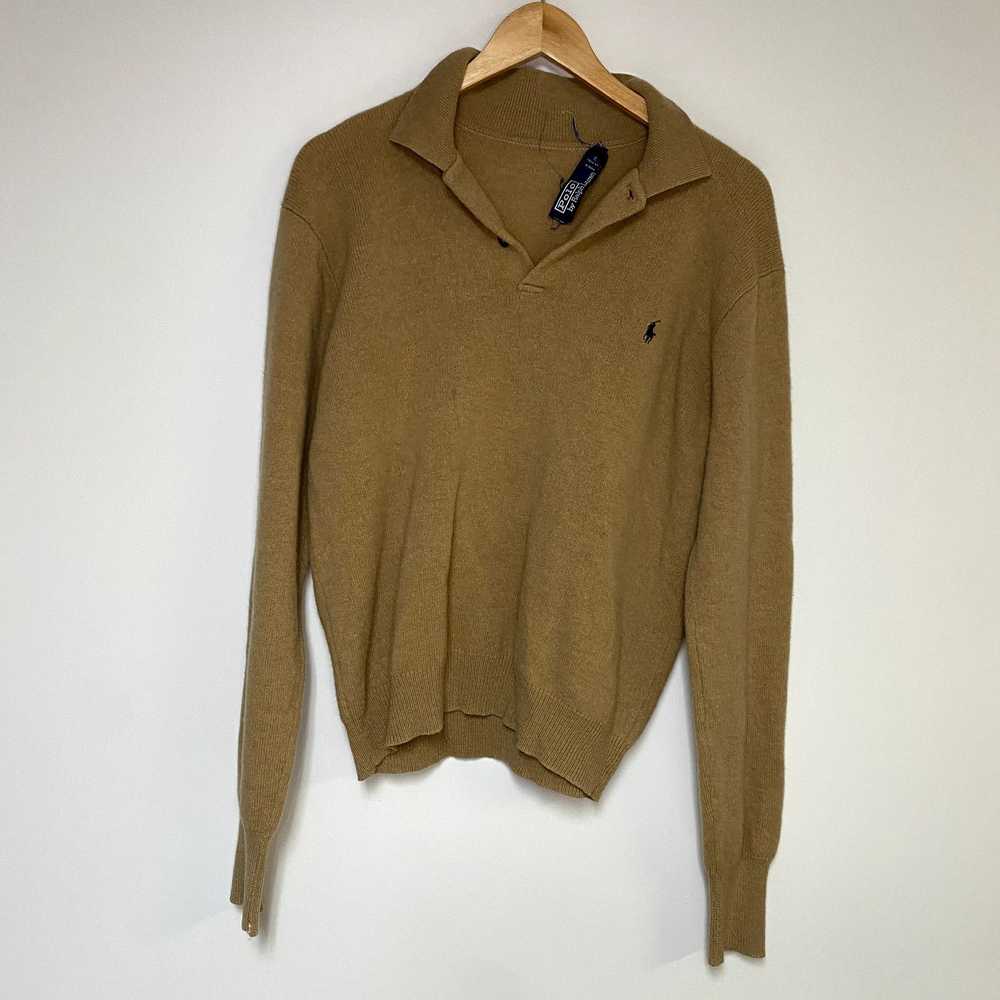 Polo Ralph Lauren Vintage Lambswool Polo Sweater … - image 2