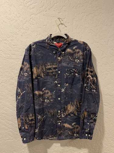 Supreme Supreme Dogs and Ducks Button Up Shirt Vin