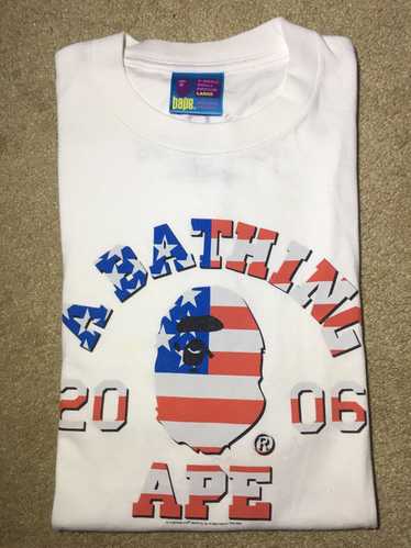 Bape 2006 Bape World Cup Team USA College Logo Te… - image 1