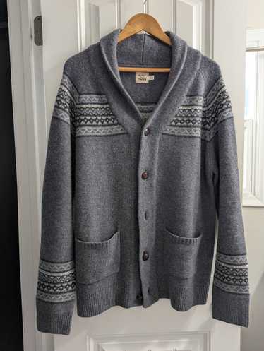 Flint And Tinder Fair Isle Shawl Cardigan