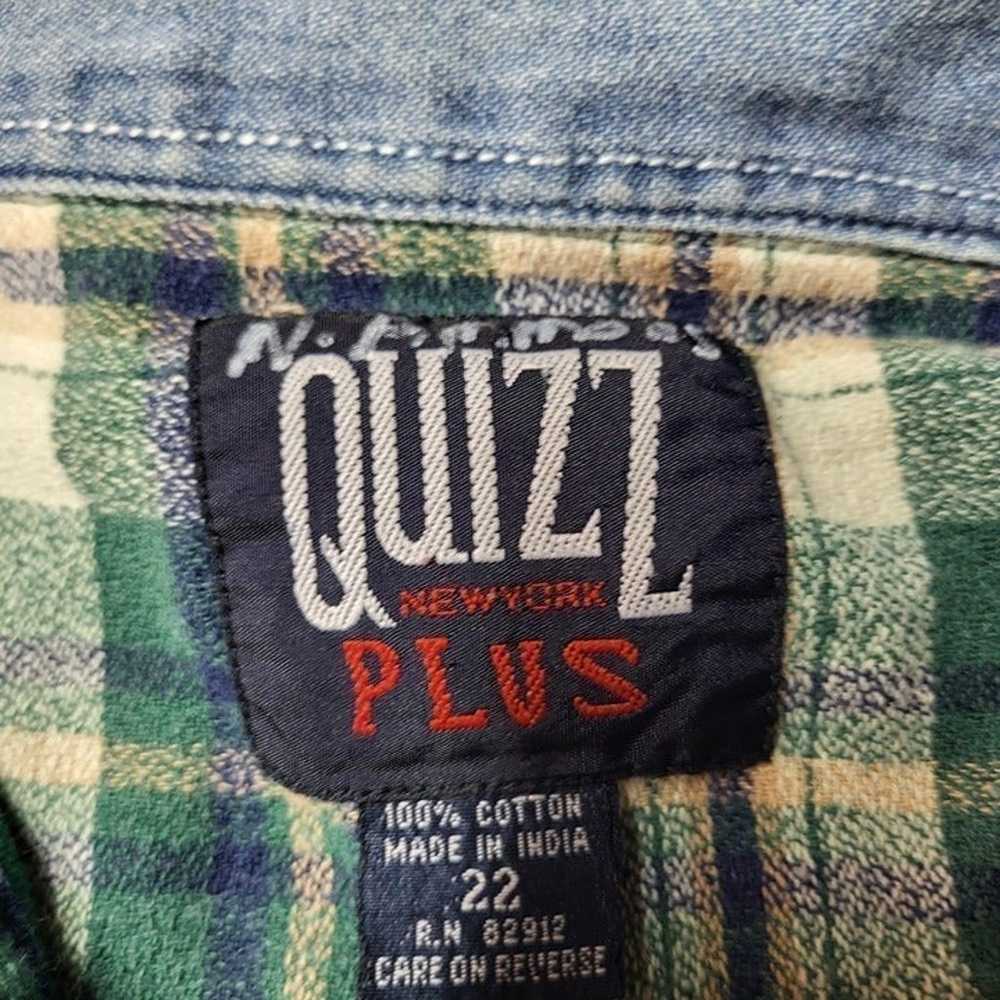 Quizz New York Plus Women's Shirt Size 22 Top Lon… - image 8