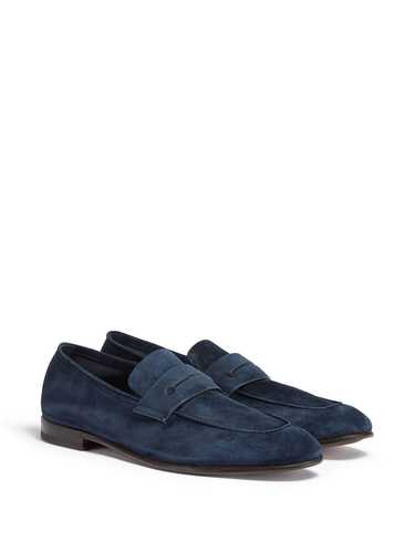 Ermenegildo Zegna L'Asola suede loafers - image 1