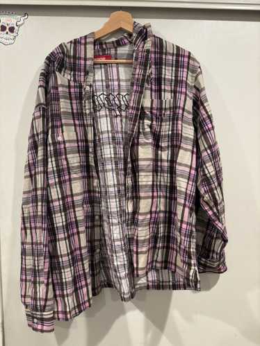 Supreme Supreme Hooded Flannel Shirt - image 1