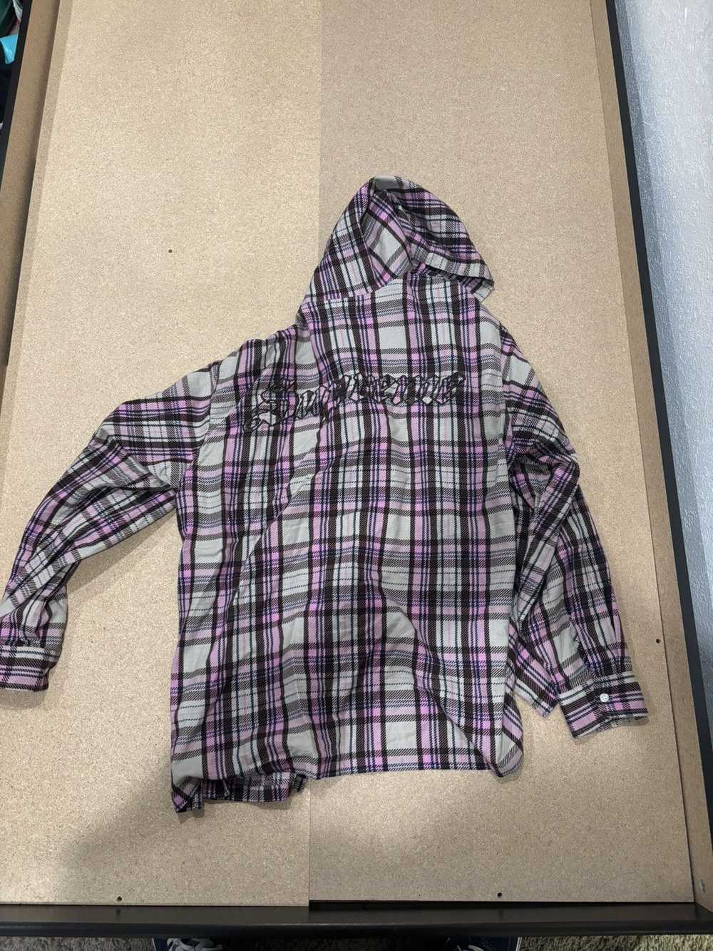 Supreme Supreme Hooded Flannel Shirt - image 4