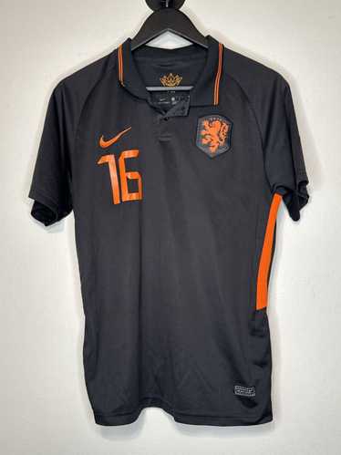 Nike × Soccer Jersey Nike 2016 Netherlands #16 Bla