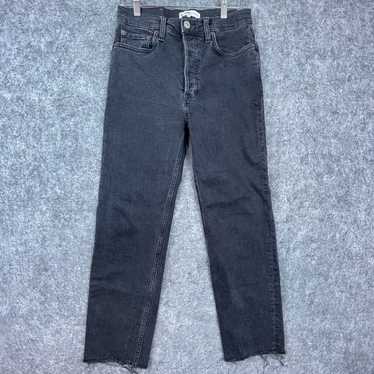 RE/DONE Re/Done Jeans Womens 28 Faded Black Straig