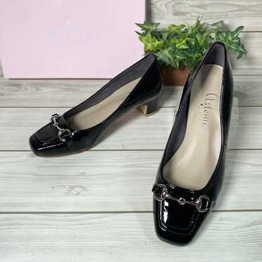 759【Excellent Condition】DIANA Pumps Enamel Black 2