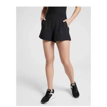 Athleta Athleta Textured Brooklyn Shorts Black Wo… - image 1