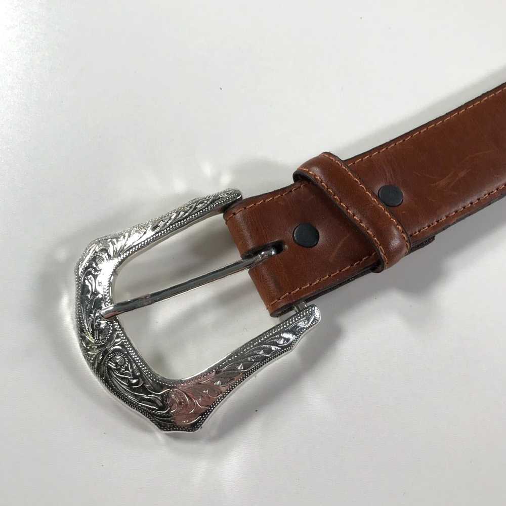 Vintage Genuine Leather Western Style Cowboy Rode… - image 2