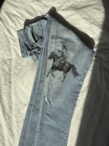 Wrangler Wrangler Cowboy Print Light Wash Regular 