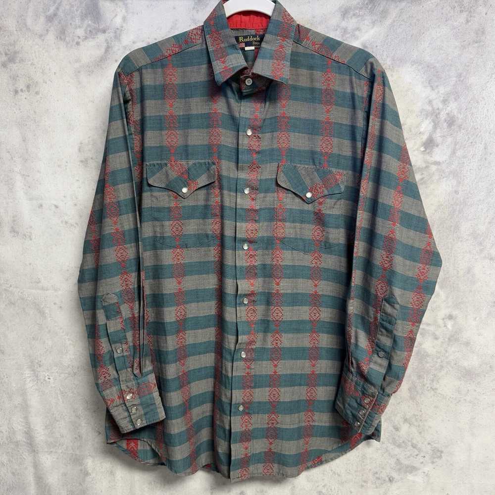 Ruddock Bros Vintage Ruddock Bros Western Shirt M… - image 1