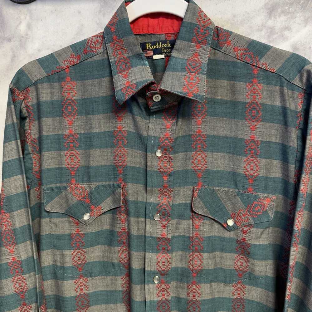 Ruddock Bros Vintage Ruddock Bros Western Shirt M… - image 3