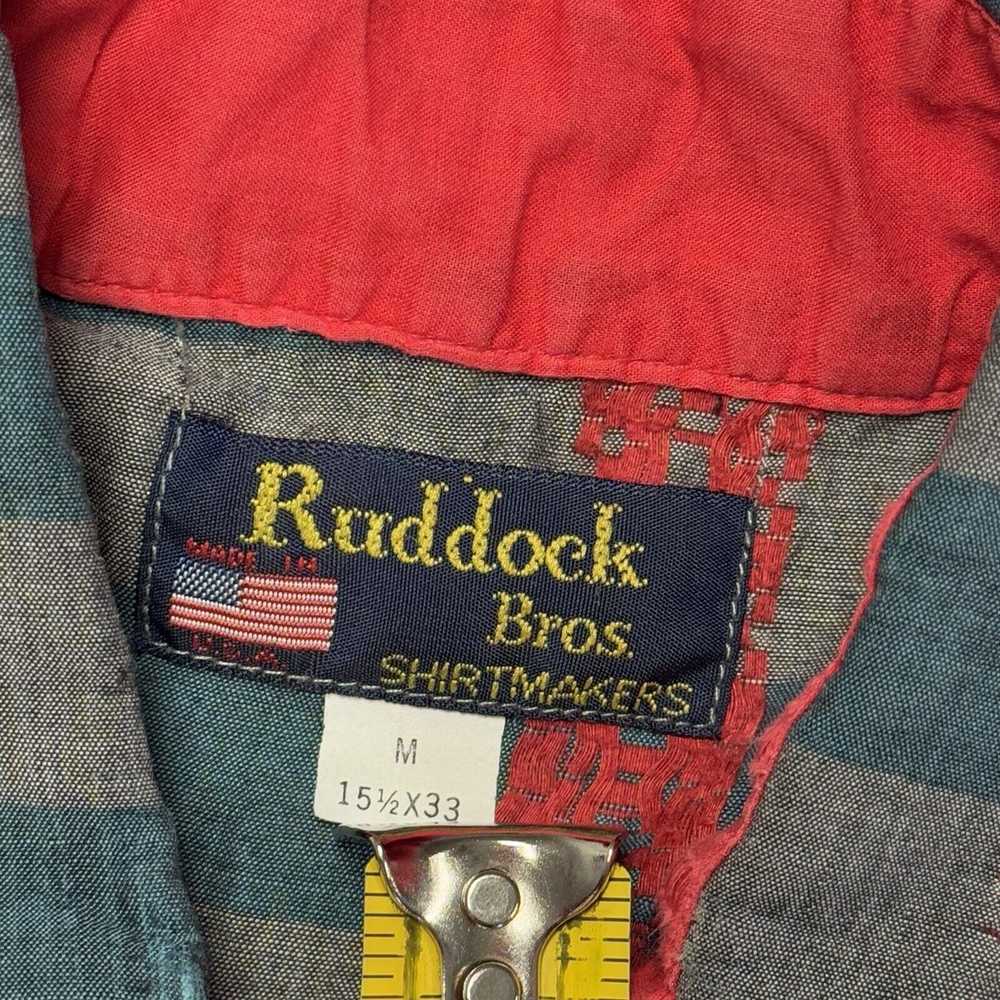 Ruddock Bros Vintage Ruddock Bros Western Shirt M… - image 8