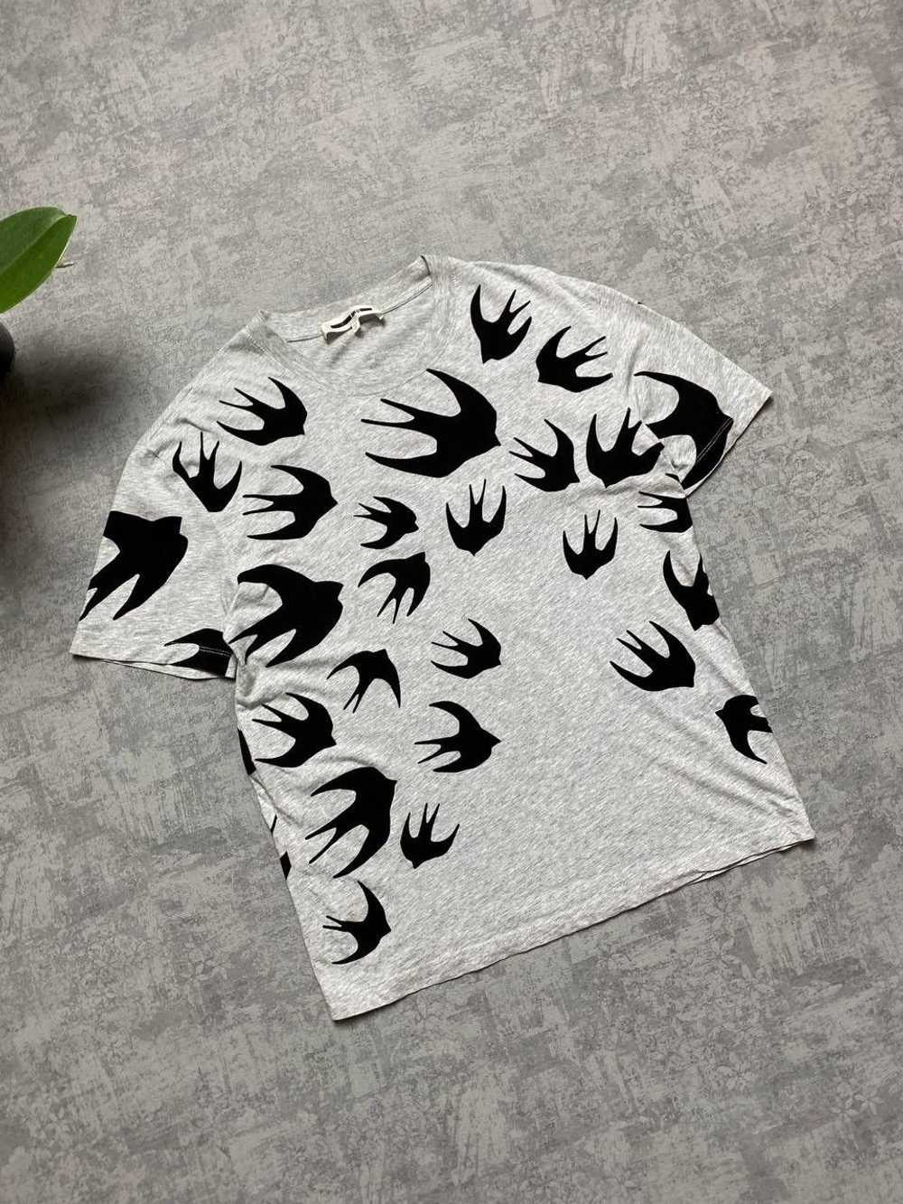 Alexander McQueen × MCQ McQ Swallow print T-shirt - image 3