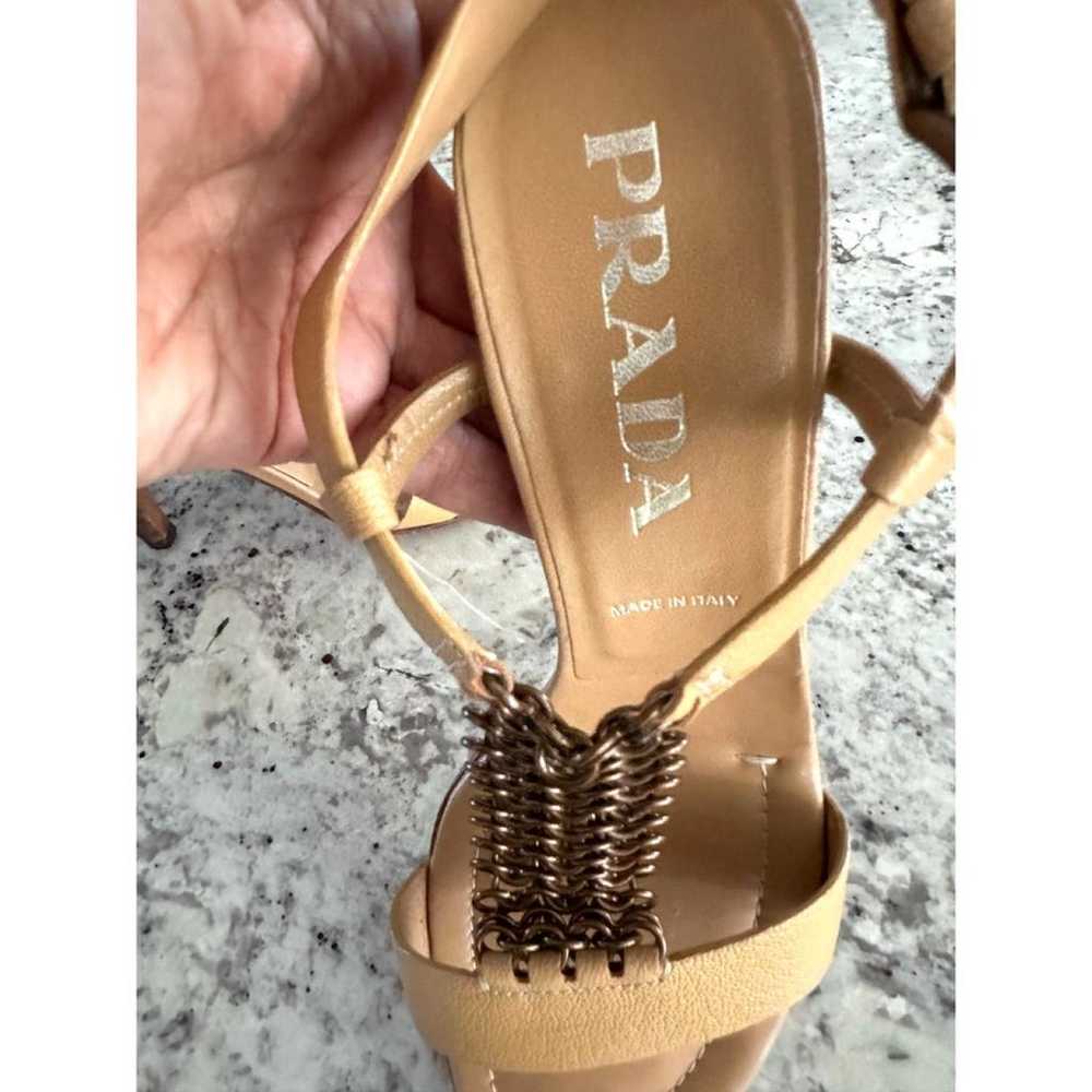 Prada Leather heels - image 4