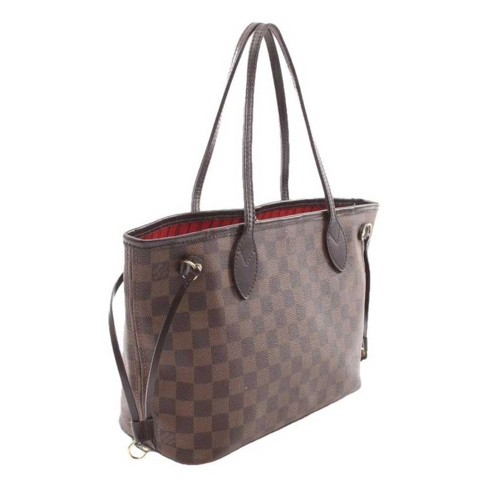 Louis Vuitton Neverfull leather handbag - image 1