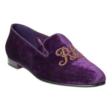 Ralph Lauren Purple Label Velvet flats