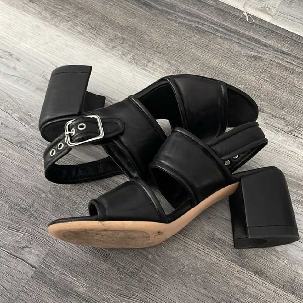 NEW AGL Black Puffy Tabby Attilio Strappy Sandal … - image 3