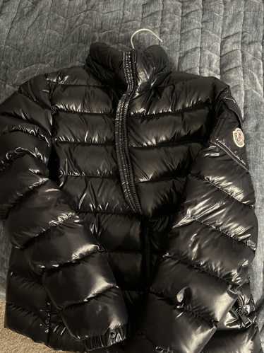 Moncler Moncler bady hooded shiny full zip jacket