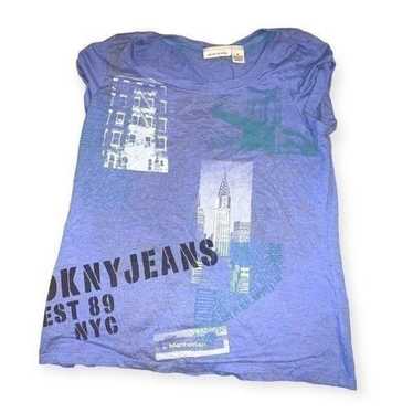 Y2k dkny baby tee