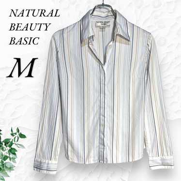 Natural Beauty Basic Long Sleeve Shirt Striped But