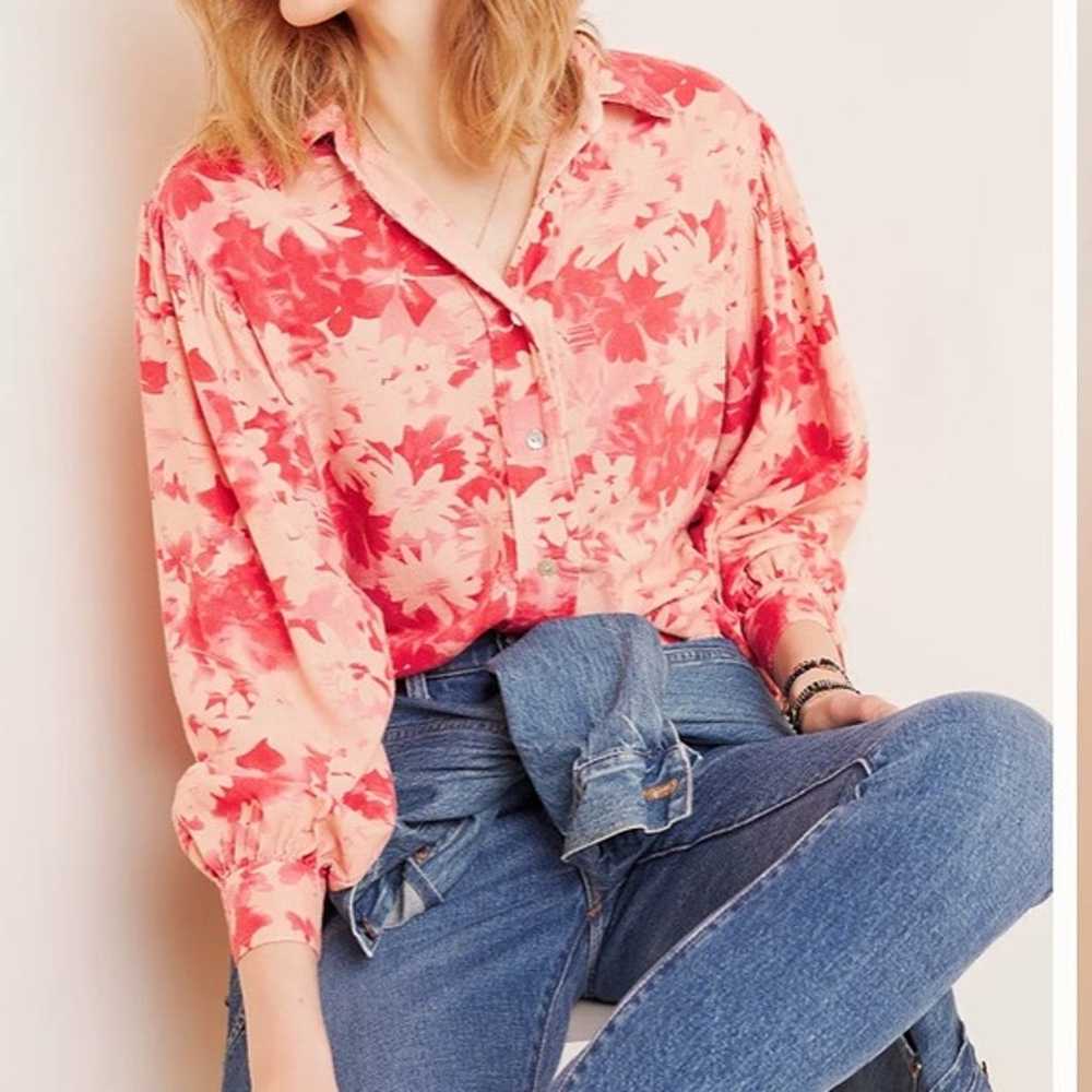 Anthropologie Amadi Kailee Button Down Shirt Anth… - image 2