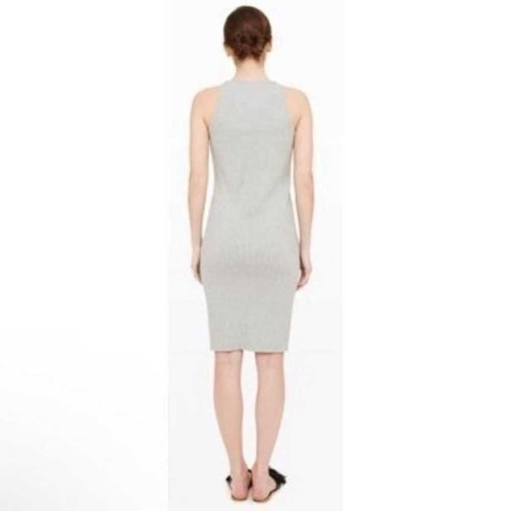 Club Monaco filina ribbed gray midi dress - image 2