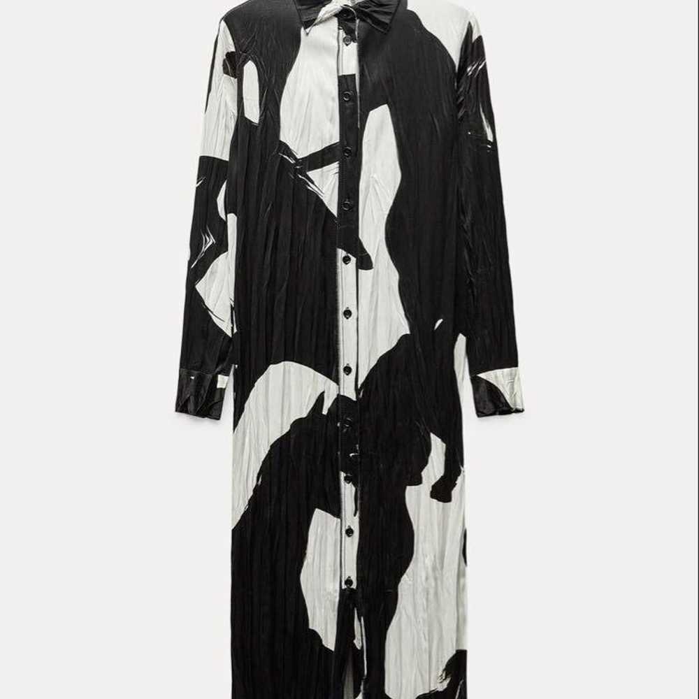 ZARA zw collection printed shirt dress - image 1