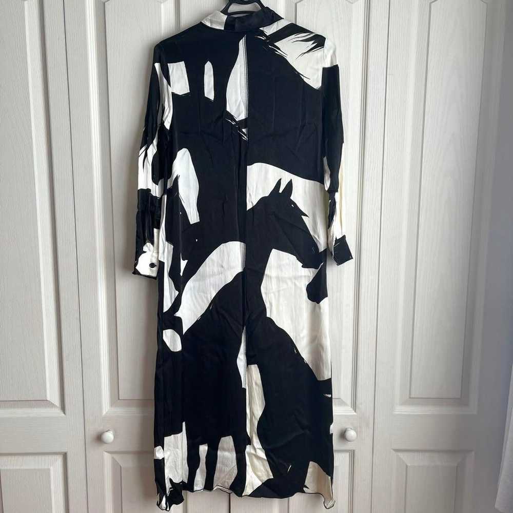 ZARA zw collection printed shirt dress - image 5