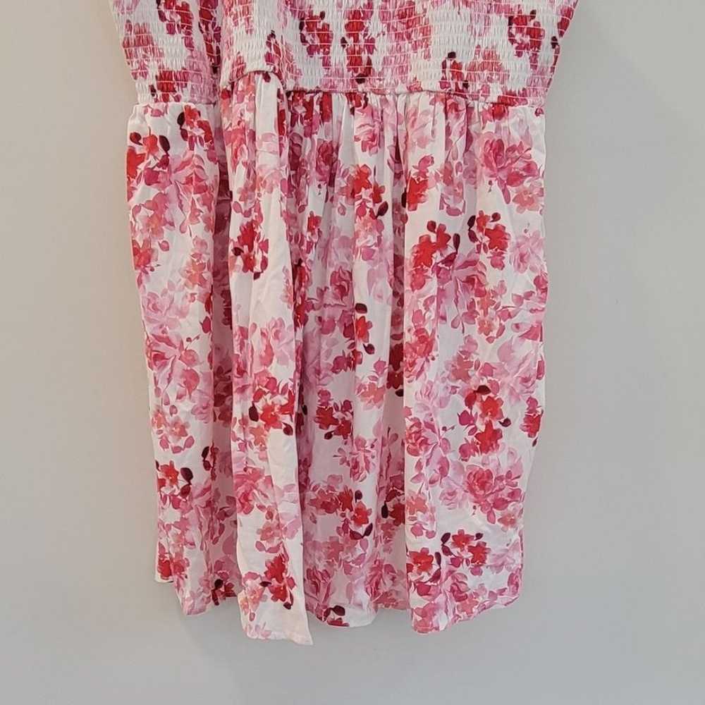 TORRID DREES FLORAL PRINT WHITE/RED/PINK WOMEN SI… - image 5