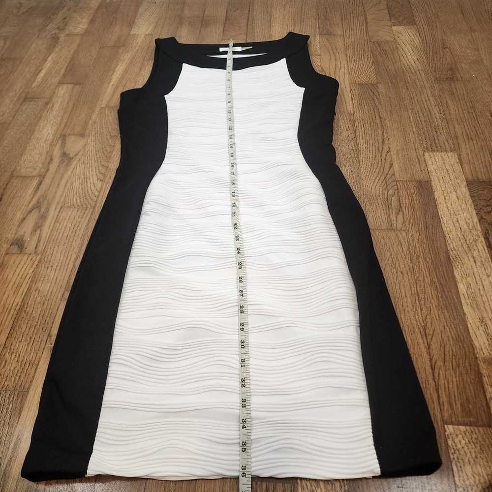 Calvin Klein Bodycon Silhouette Black White Sheat… - image 10