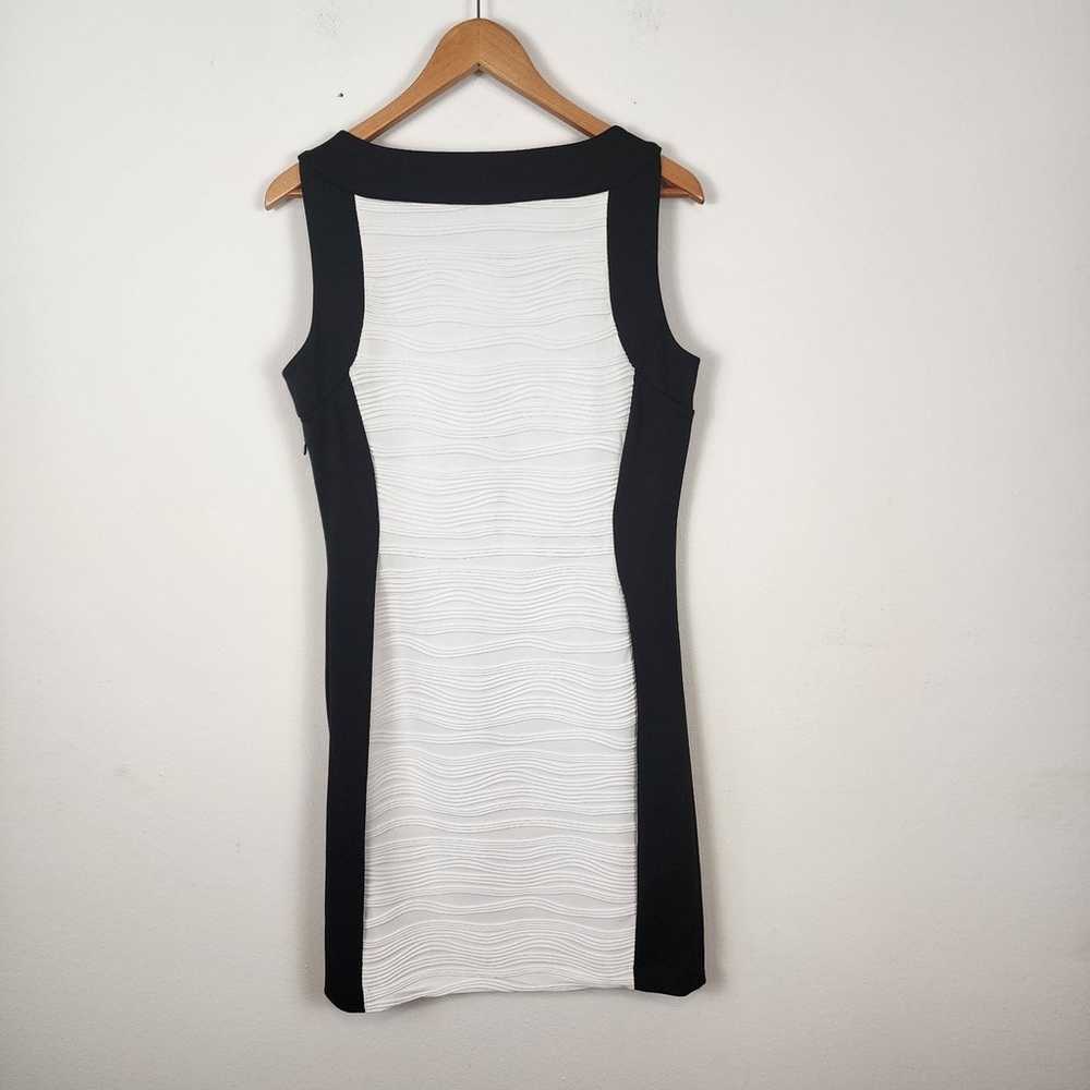 Calvin Klein Bodycon Silhouette Black White Sheat… - image 2