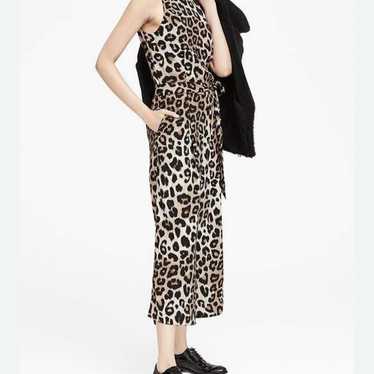 Banana republic leopard print jumpsuit