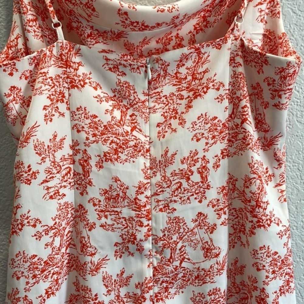 Urban Outfitters Red & White Patterned Mallory Co… - image 8