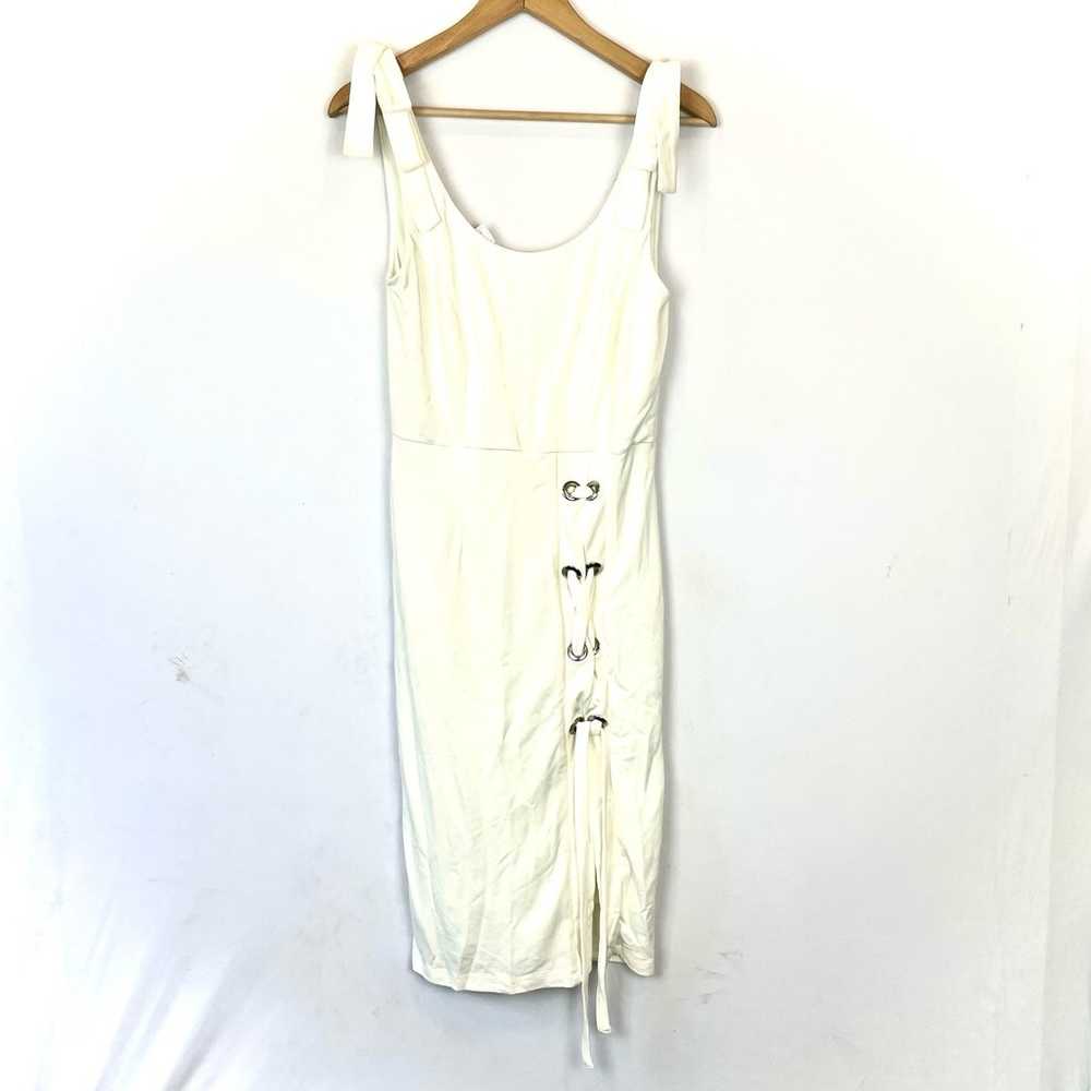 Venus White Size Small Tie Strap Dress - image 1