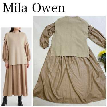 Mila Owen / Knitted Vest Layered Dress - image 1