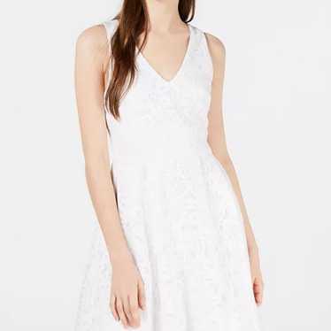 White Lace flare dress - image 1